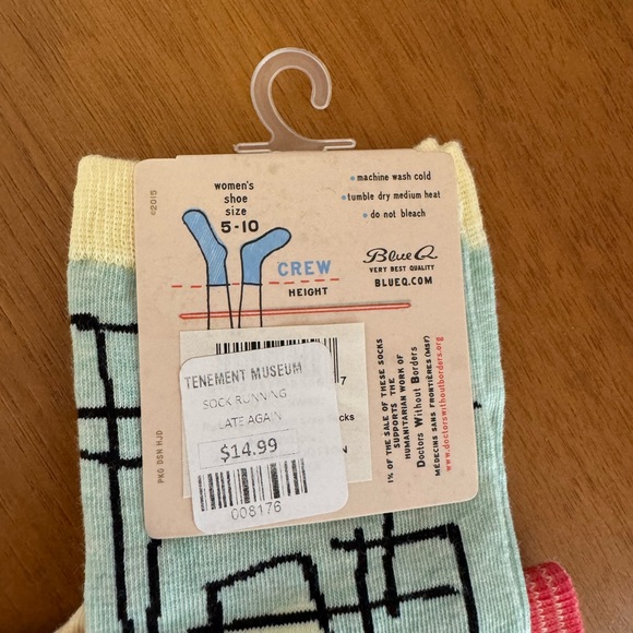 BLUE Q SOCKS 2 PAIRS - Picture 3 of 3